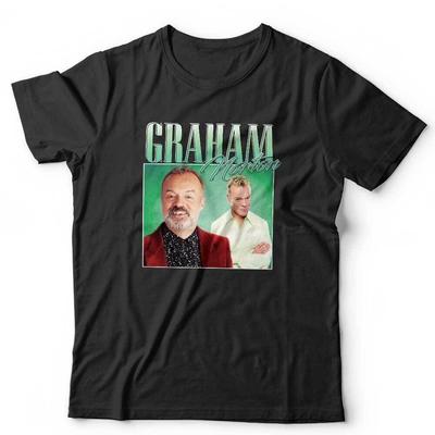 Graham Norton T-Shirt Wertschätzung Unisex Throwback Hommage Junggesellen- oder Junggesellinnenabschied Lustig
