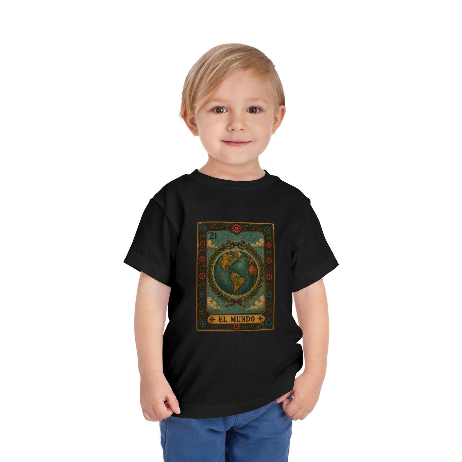 El Mundo globe illustration Unisex Tee | vintage world map art 140