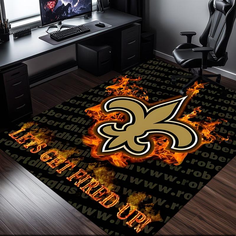 Believe Saint Rug Office Carpet Non-Slip Mat, Chair Rug Floor Covering for Gaming, Bedroom, Living Room , Home Decor Christmas Gift
