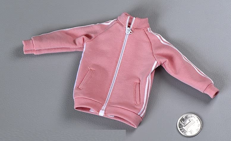 

[TOYBARJAPAN] 1/6 Scale Action Figure New Design High School Girl Gym Jacket (Body and Pants Not Included) (Pink)