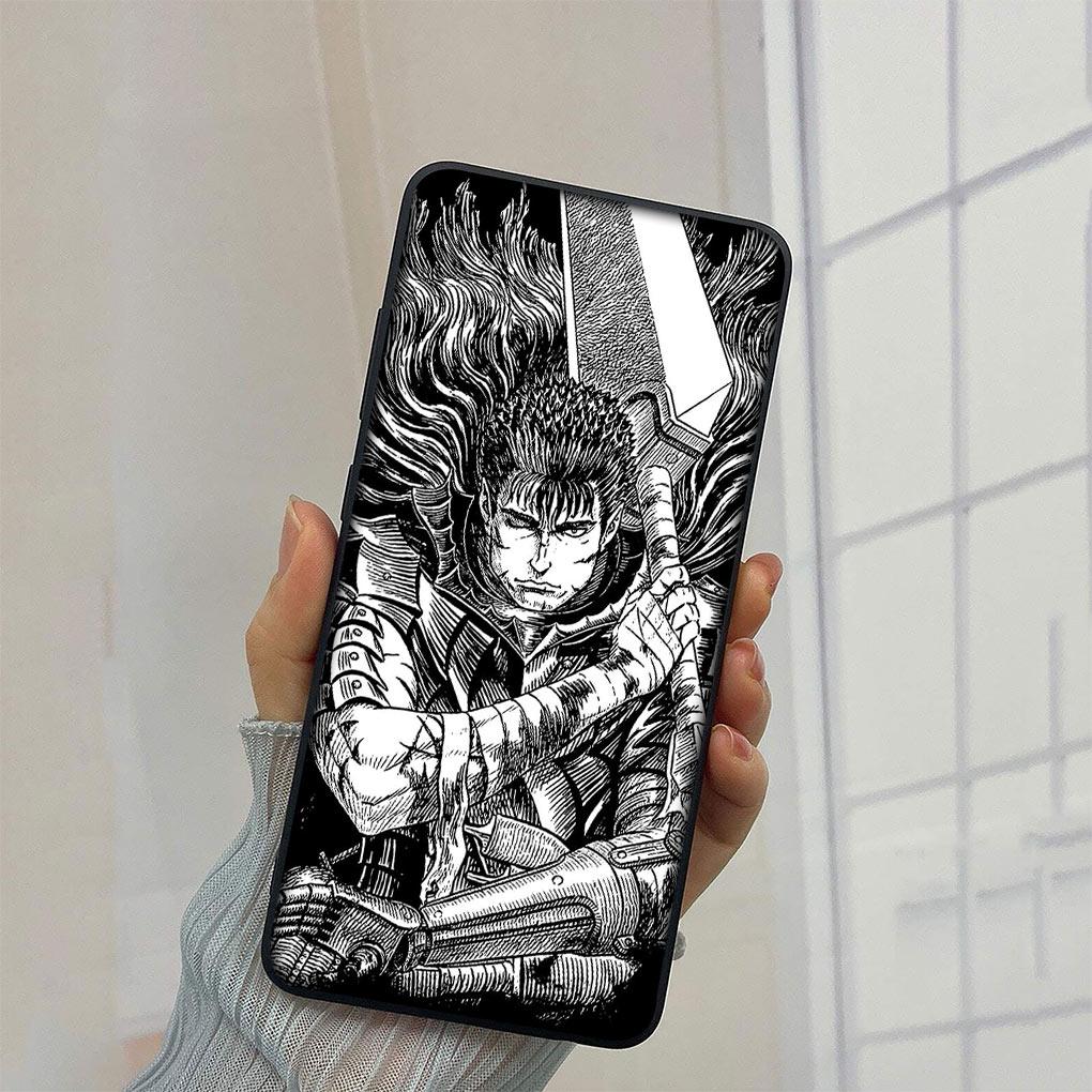 Berserk Guts Soft Cover for VIVO Y20 Y21 Y33S Y20i Y02 Y16 Y22S Y27 Y21T Y33T Y35 Y36 Y53S Y70 Y76 Y77 Y78 Casing Phone Case