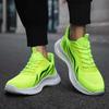Fashion Running Shoes Men Flame Printed Sneakers Knit Athletic Sports Cushioning Jogging Trainers Lightweight Breathable Tenis De Mujer