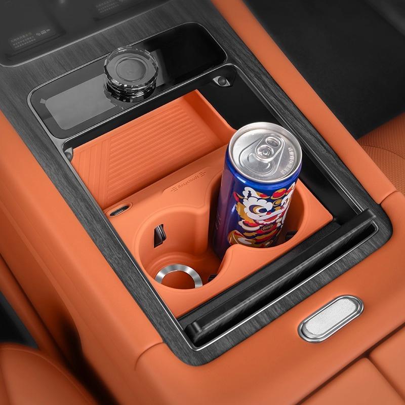 For New AITO M7 M8 M9 Central Control Silicone Cup Pad Storage Box Interior Decoration Accessories