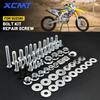 Für SUZUKI Motocross Hardware Schraube Bolzen Kompletter Autoschraubensatz Schraubenreparatursatz RM250 RM450 RMZ250 RMZ450 RMX DRZ 80 85 125 250 450