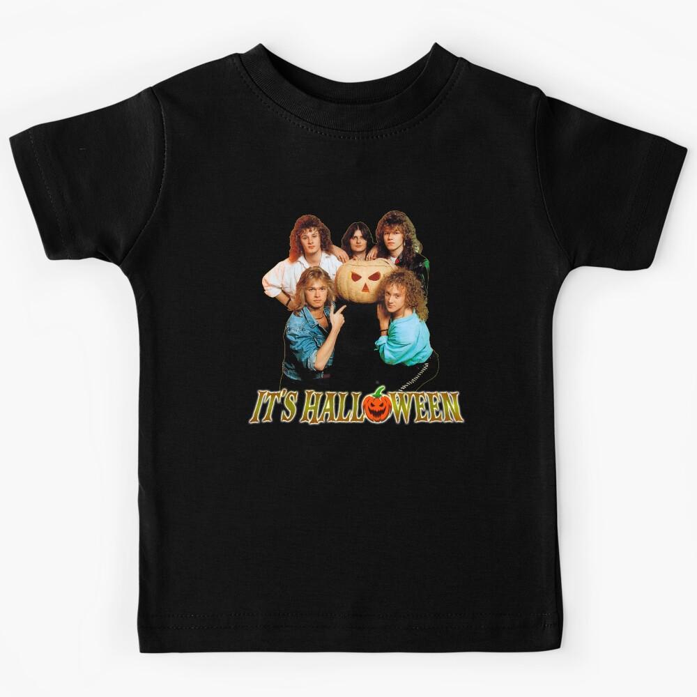 80s Rock Metal Band Halloween Tribute Kids T-Shirt 120