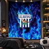Wall Hanging Tapestry West Bromwich Albion Football Print Cloth for Living Room Bedroom Home Decor
