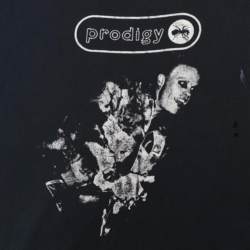 Винтажная футболка The Prodigy Кит Флинт Хлопок Черный S-234XL Унисекс Футболка TU439 XXXL