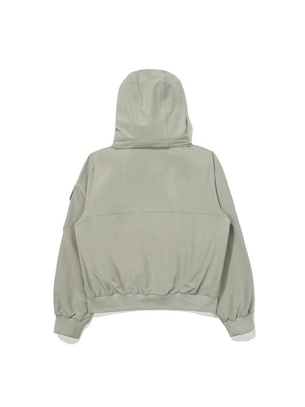 Bbc Earth Stretch Brush Hoodie Detachable Jacket_Olive