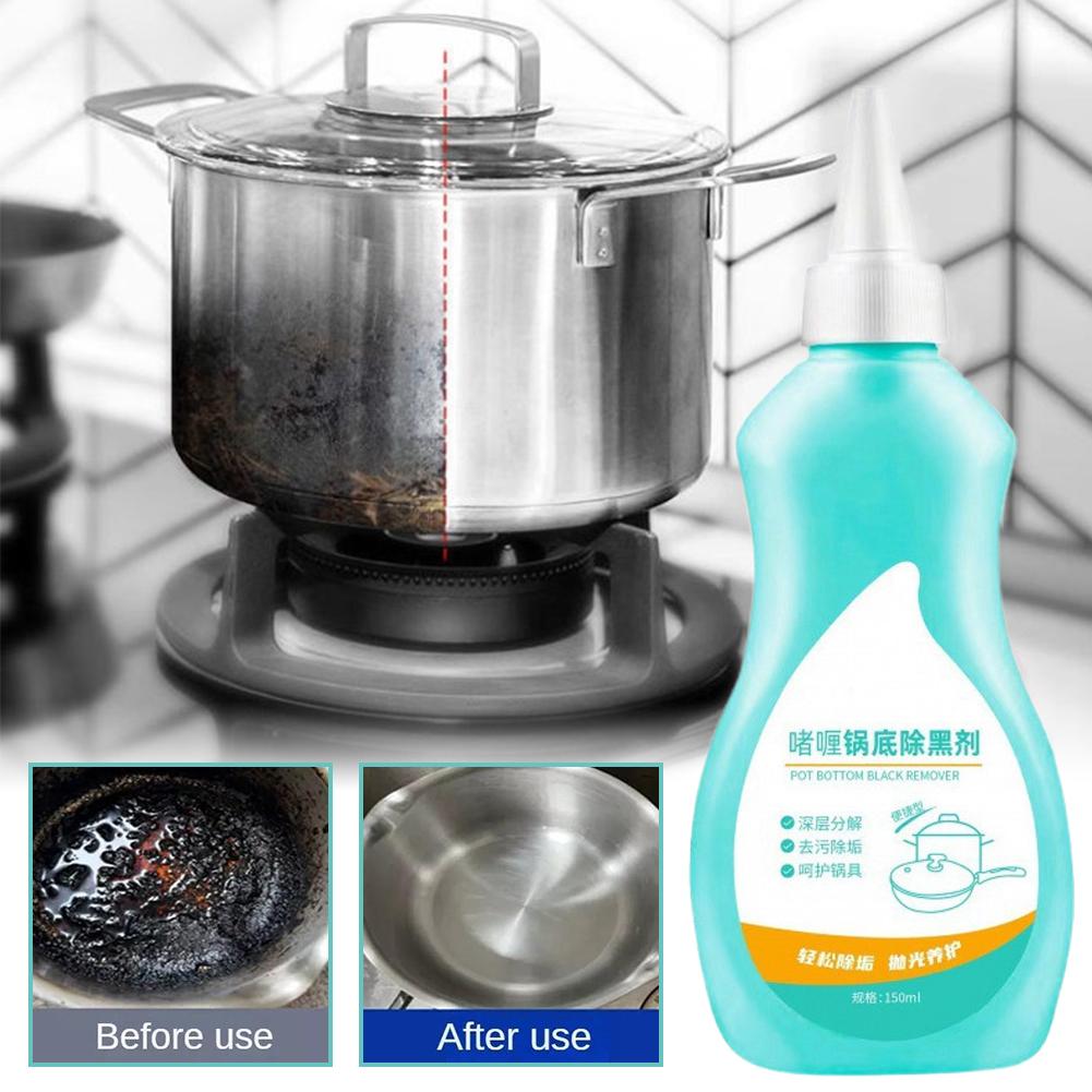 Gel Pot Bottom Black Remover Heavy Oil Stains Black Stain Black Steel Bottom Stainless Descaler D0P0