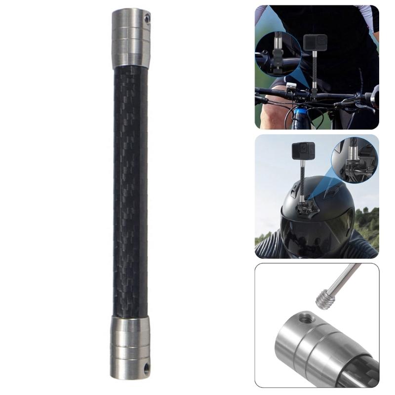 Stabilizátor kamery z nerezové oceli Karbonová prodlužovací tyč 14 Závitový uzamykací mechanismus Možnost 3 délek Přenosný