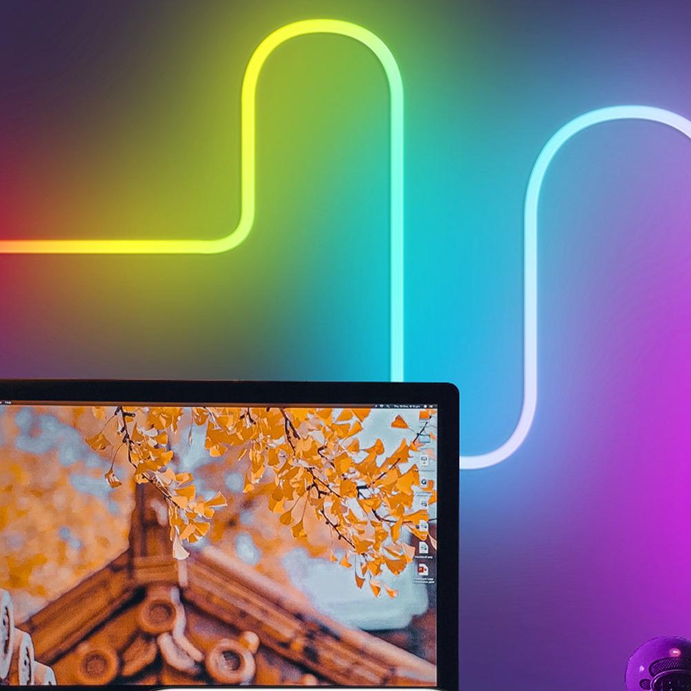 LED Neon Rope Light RGB IC Rope Lights 16 Million Color Graffiti Wifi Bluetooth Music LED Strip