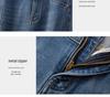 Women's High-Waisted Loose Slimming Floor-Sweeping Jeans - Trendy Straight-Leg Pants for Spring and Autumn 2025