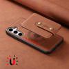 DENIOR D14 For Samsung Galaxy S24+ Case Kickstand Card Slots Phone Cover Magnetic Case