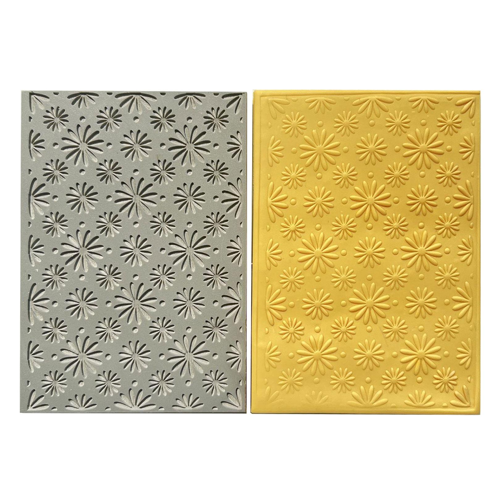 

1/3 шт. глиняный текстурный коврик с цветочным рисунком и листом для сережек из глины, инструмент для тиснения сережек из глины YZ6