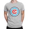 T-shirt Homme Chicago Fire FC Horloge Chicago Fire Vêtement Coton Loisir Manches Courtes Col Rond T-shirt Graphique Imprimé