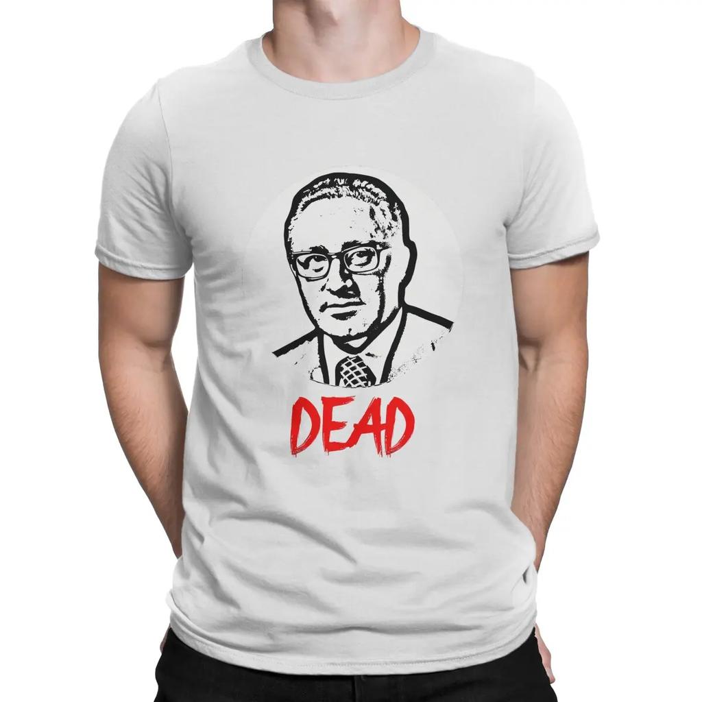 Hipster Henry Kissinger Dead T-Shirt Round Neck Cotton T Shirt Henry Alfred Kissinger Short Sleeve Tee Shirt Printed Unisex