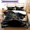 3pcs Sherlock Holmes Bedding Set Duvet Cover Closure Includes 1 Duvet Cover & 2 Pillowcases, Soft and Comfortable for All Seasons.