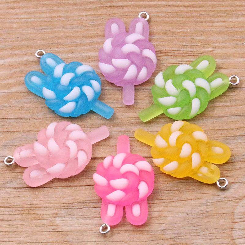 10Pcs 37 Styles Mix Fruit Animals Popsicle Candy Resin Earring Charms Diy Findings Keychain Bracelets Pendant For Jewelry Making