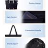 Women Lightweight Puffy Quilted Tote Bag Large Capacity Multi Pocket Soft Shoulder Handbag For Daily Use