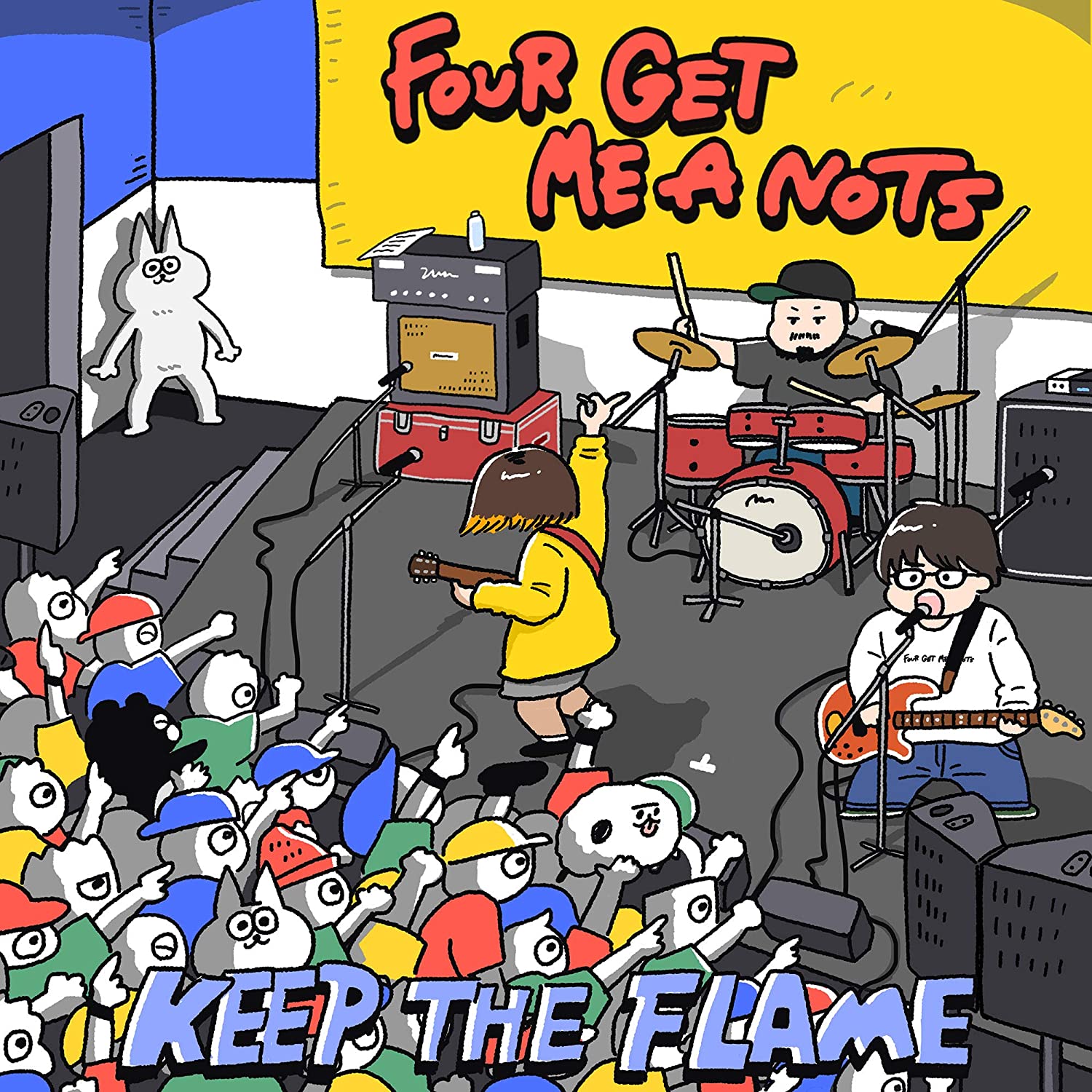 

CD FOUR GET ME A NOTS - KEEP THE FLAME KOGA219 Japan ObiJapanese Pop/Rock Used