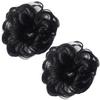 @ Ladies Rubber Band Wavy Curly Hair Scrunchies For Women 2pc Zr-2399-60%Off