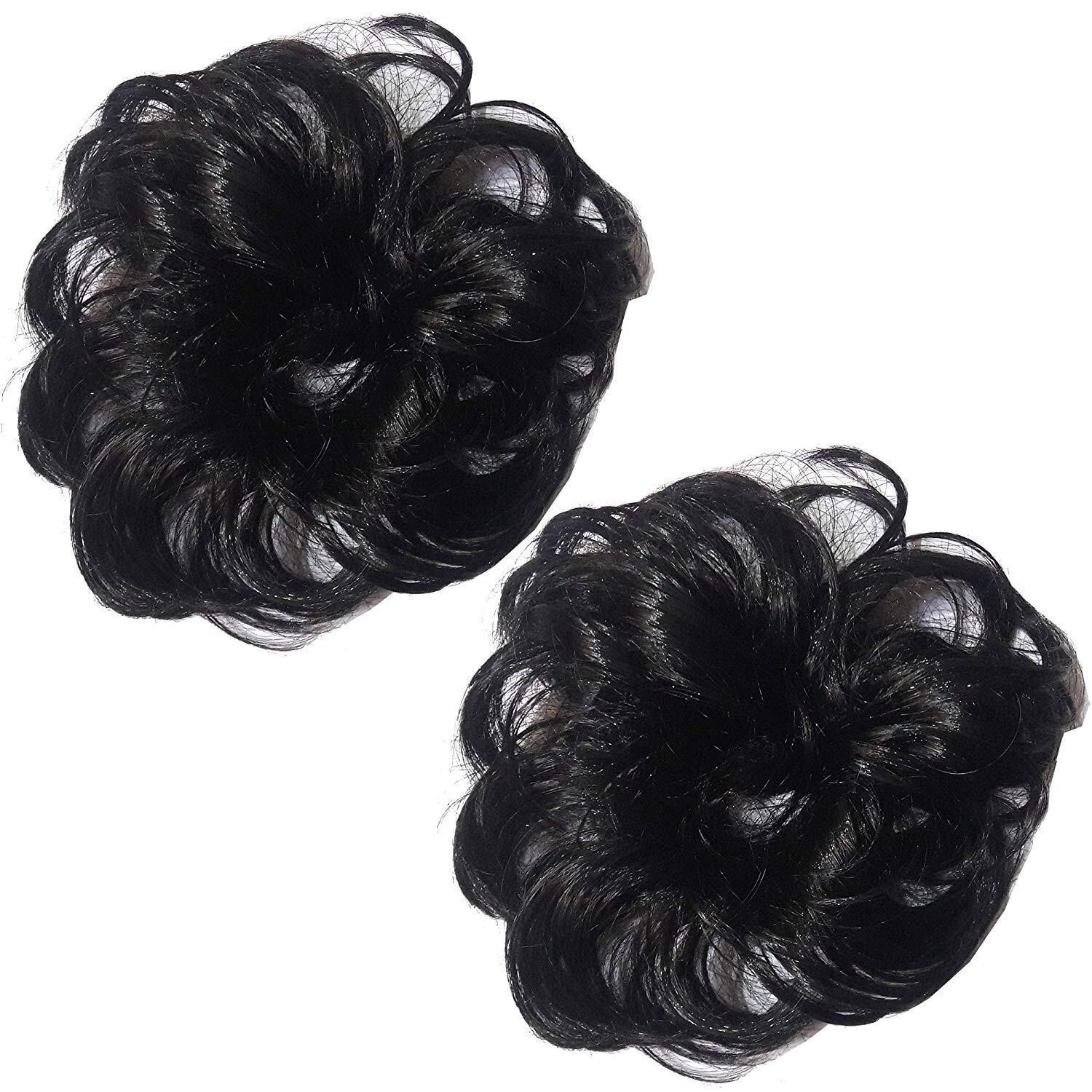 

@ Ladies Rubber Band Wavy Curly Hair Scrunchies For Women 2pc Zr-2399-60%Off