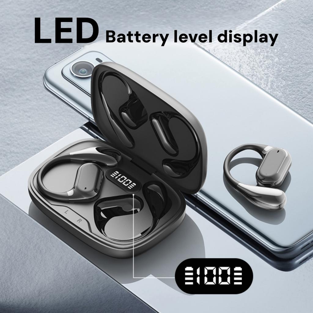 Xiaomi Bezprzewodowe słuchawki douszne Open Ear, Słuchawki Bluetooth, 50 godzin odtwarzania, Słuchawki Stereo z wodoodpornością IPX7 do Fitness