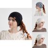 Knitted Winter Knitted Hat For Women With Ear Warmth And Ponytail Hole
