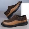 Hot-selling Loafers Handmade PU Leather Mens Casual Shoes Outdoor Slip on Flats Business Moccasins Non-Slip Male Walking Shoes