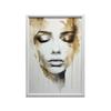 Mysterious Beauty Mysterious Beauty, 50X70 Cm, Gold Aluminum Frame, 230 Gsm Matte Paper
