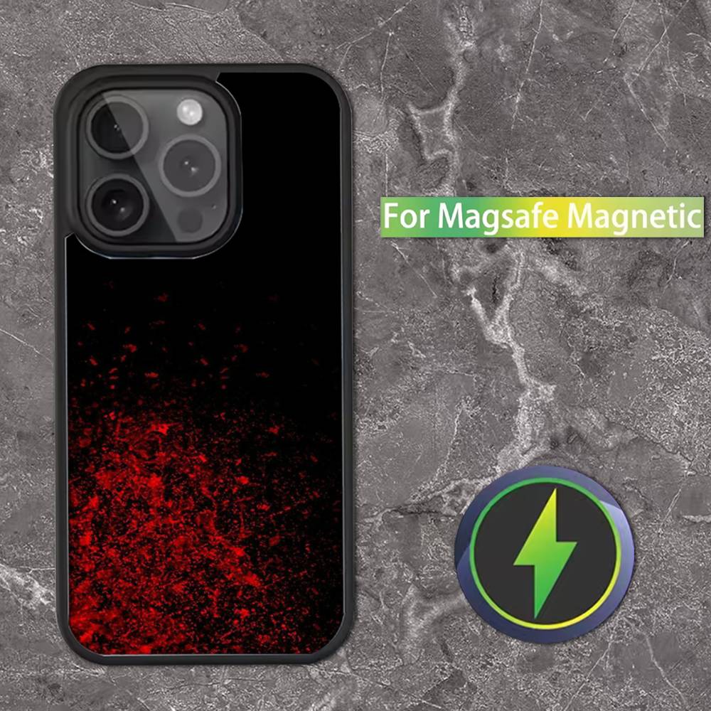 HALLOWEEN BLOODY SPLATTER Phone Case For iPhone 17,16,15,14,13,12,11,Pro,Max,Plus,Mini,SE Magsafe Magnetic Wireless Charging