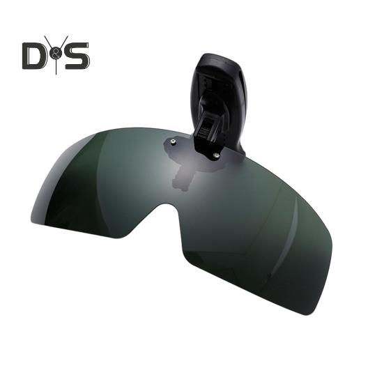 

Поляризованные солнцезащитные очки-клипсы для мужчин и женщин, без оправы, откидные, цельные, защитные линзы, очки с защитой от ультрафиолета для рыбалки, велоспорта, вождения, бега, скалолазания темно-зеленого