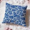 Floral Texture Cushion Cover Premium Comfort Reversible Pillow Cove Two in One Design for Any Room  Car Interior