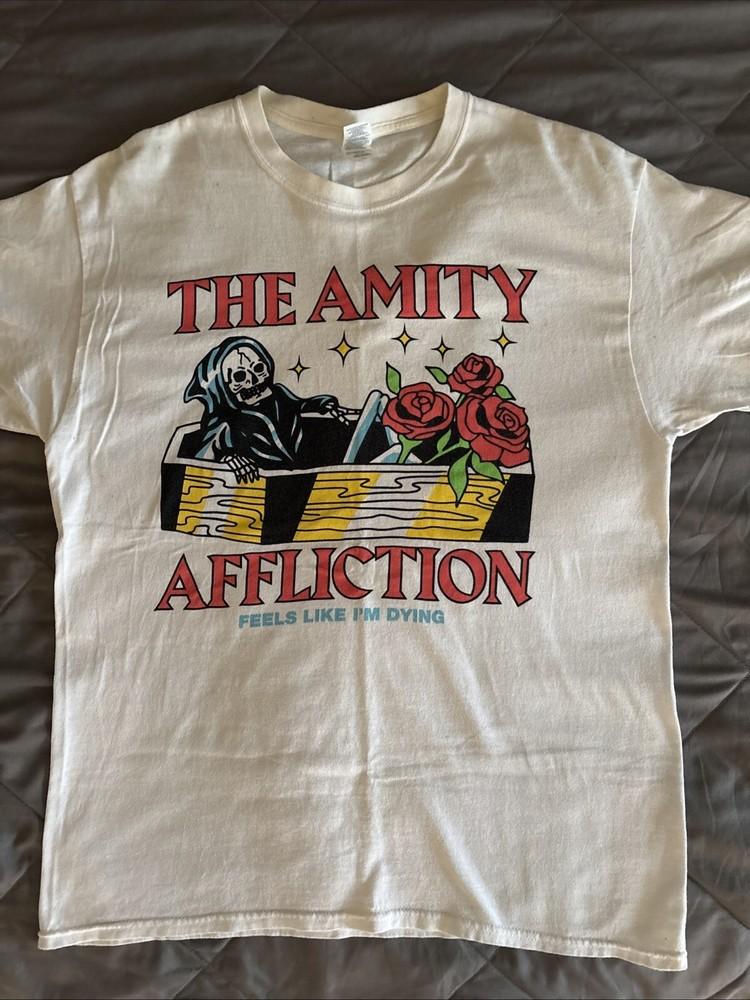 Футболка The Amity Affliction Feels Like I’m Dying Унисекс S-4XL BT764 Унисекс Футболка S