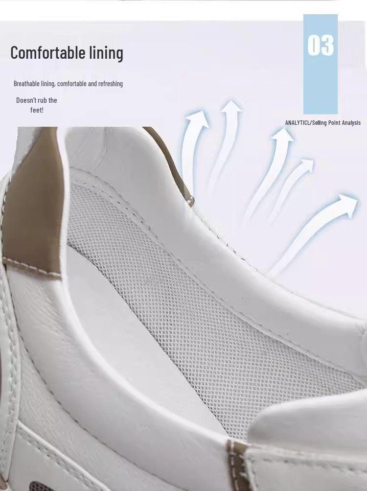 Men's Lightweight Breathable Dad Shoes - Soft Sole Casual Running Sneakers for Spring/Autumn 2025