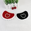 Pearl Pet Embroidery Scarf - Cute Cat Accessory Bib - Water Towel - Dog Neckerchief - Semi-finished Product