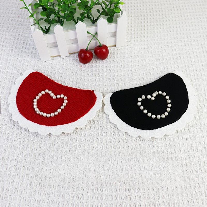 Pearl Pet Embroidery Scarf - Cute Cat Accessory Bib - Water Towel - Dog Neckerchief - Semi-finished Product