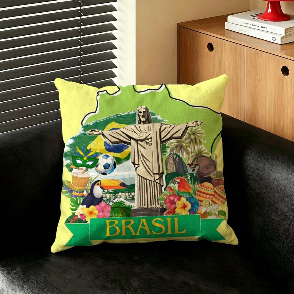 Art BBrazil CCulture SSeries Cushion Cover Creative  pillowcases for interior decoration office living room home Car hot
