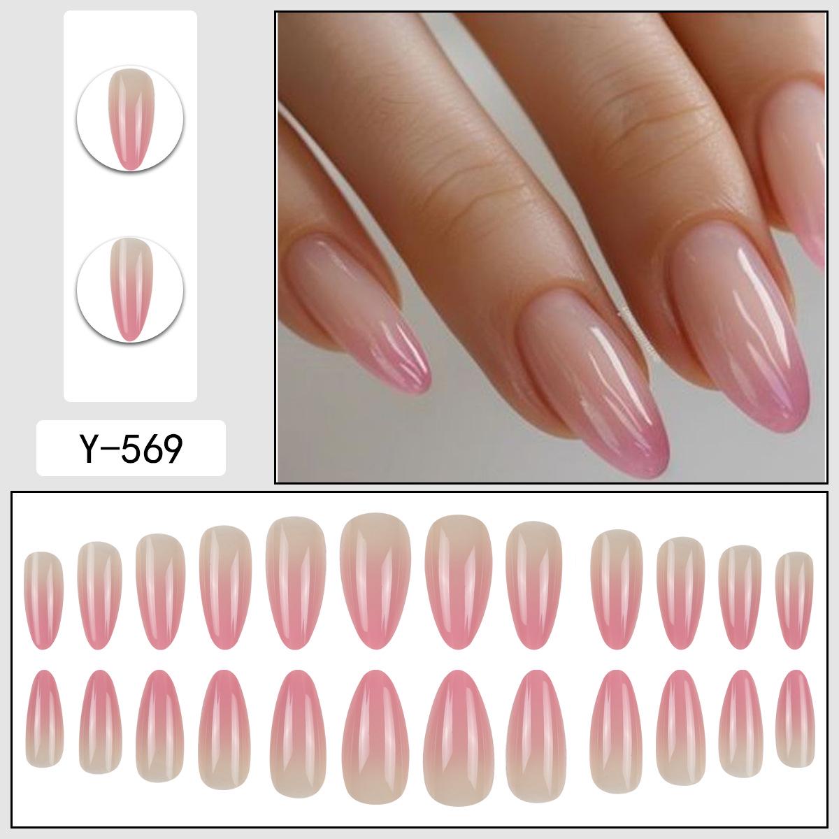 Y11 Wearable Nail Art Tips: Simple Finished False Nails & Stickers