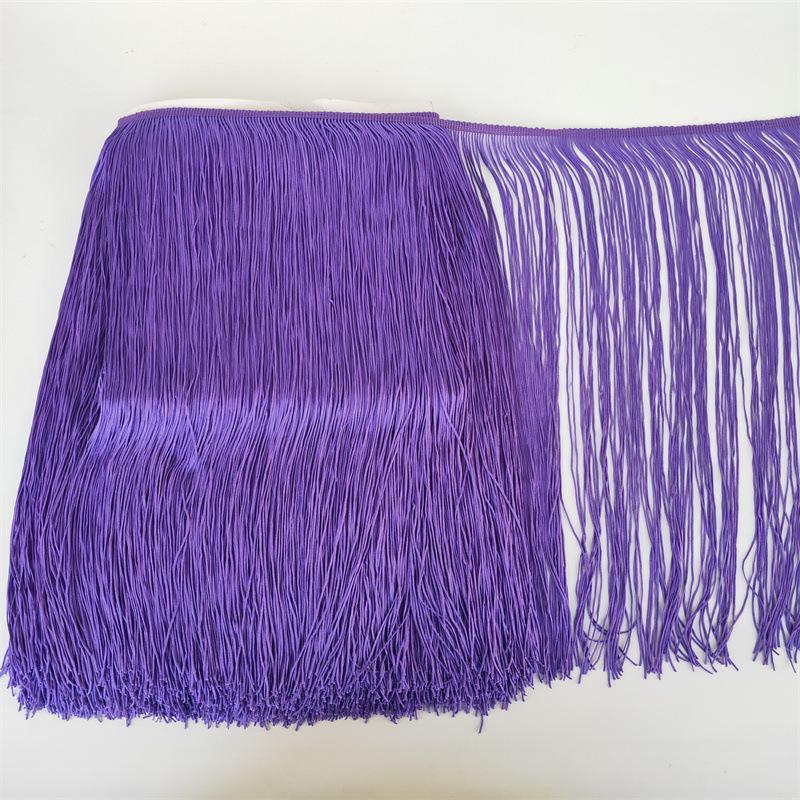 50Cm Polyester Fringed Row Beard Lace Latin Dance Dress Diy Dance Costume Lantern Lace Accessories Decoration