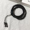Shopkeeper recommends new models6mm Ebony bracelet 108Hetian jade necklace and bracelet