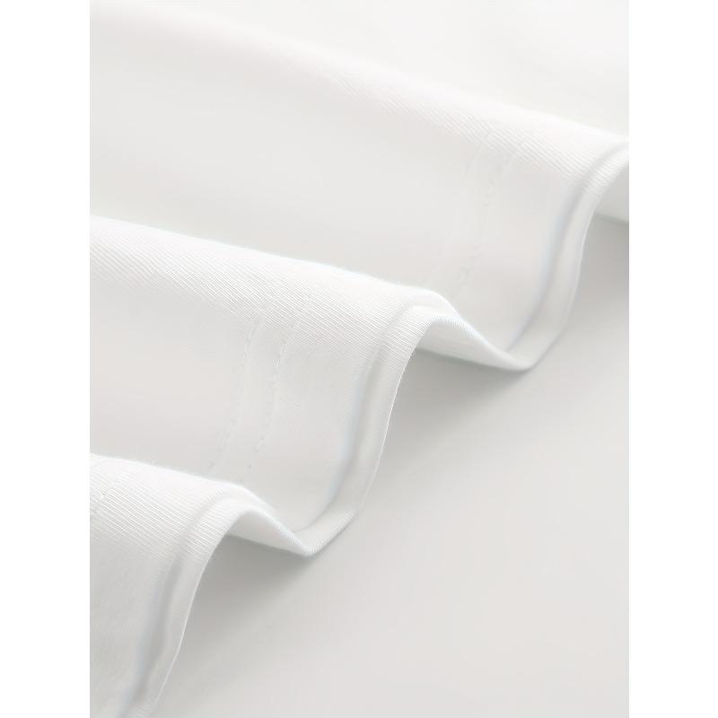 European Sizes Black Background Shrimp Print T-Shirt, Summer, Round Neck Short Sleeve Top, Casual Everyday Wear, Men'S Clothing