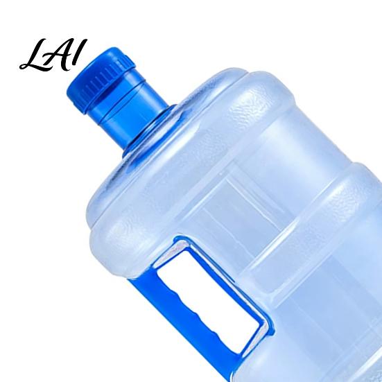 Backpacking Water Jug Reusable with Easy Grip Handle Clear PET Refillable Daily Drinking Container Bottle Portable Storage for Home Office