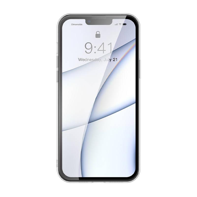 Etui Baseus Frosted Glass Case Do Iphone 13 Pro (Czarne)  + Szkło Hartowane