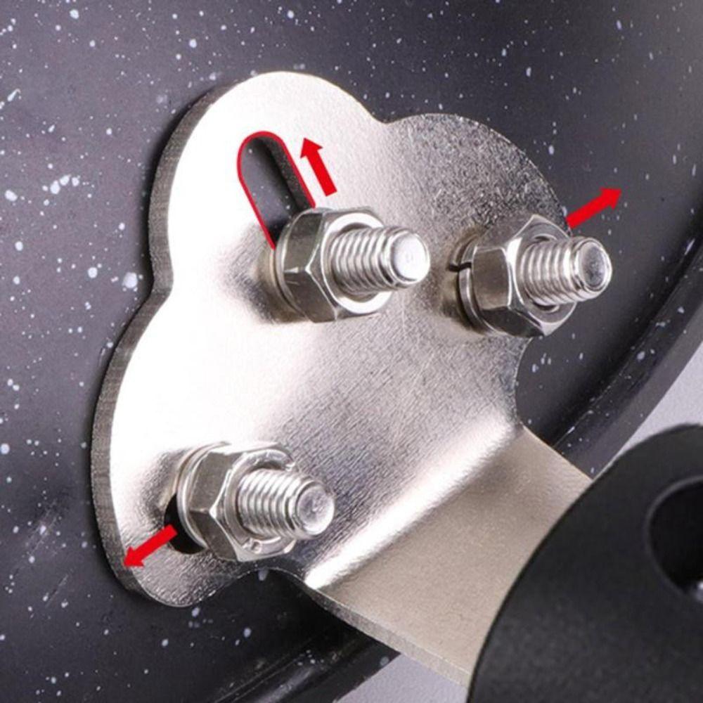 Universeller Kochtopfgriff Abnehmbar mit Schrauben Pfannengriff Ersatz Hitzebeständiger Topfgriff für Bratküchengeschirr