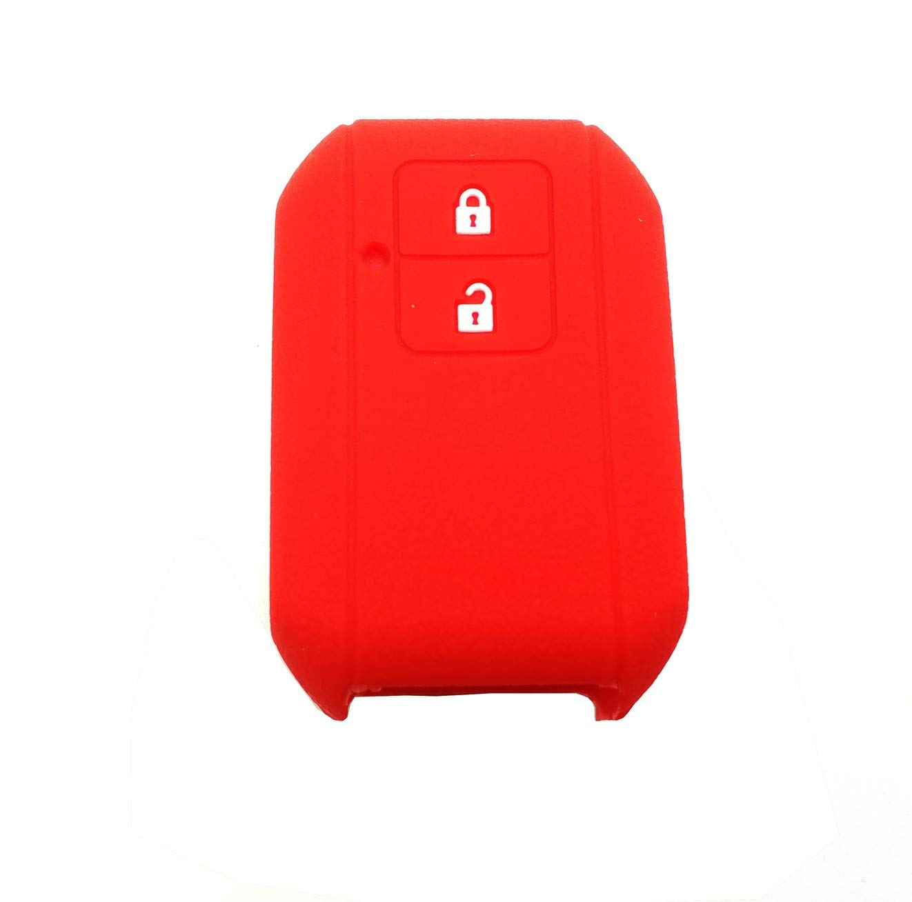 Silicone Smart Key Cover Key Case for Suzuki 2 Button красный