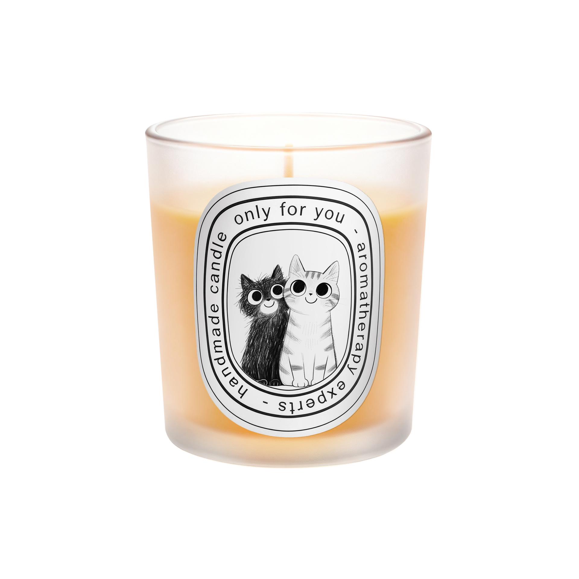 Cross-border Aromatherapy Soy Candle - Cat Design Souvenir