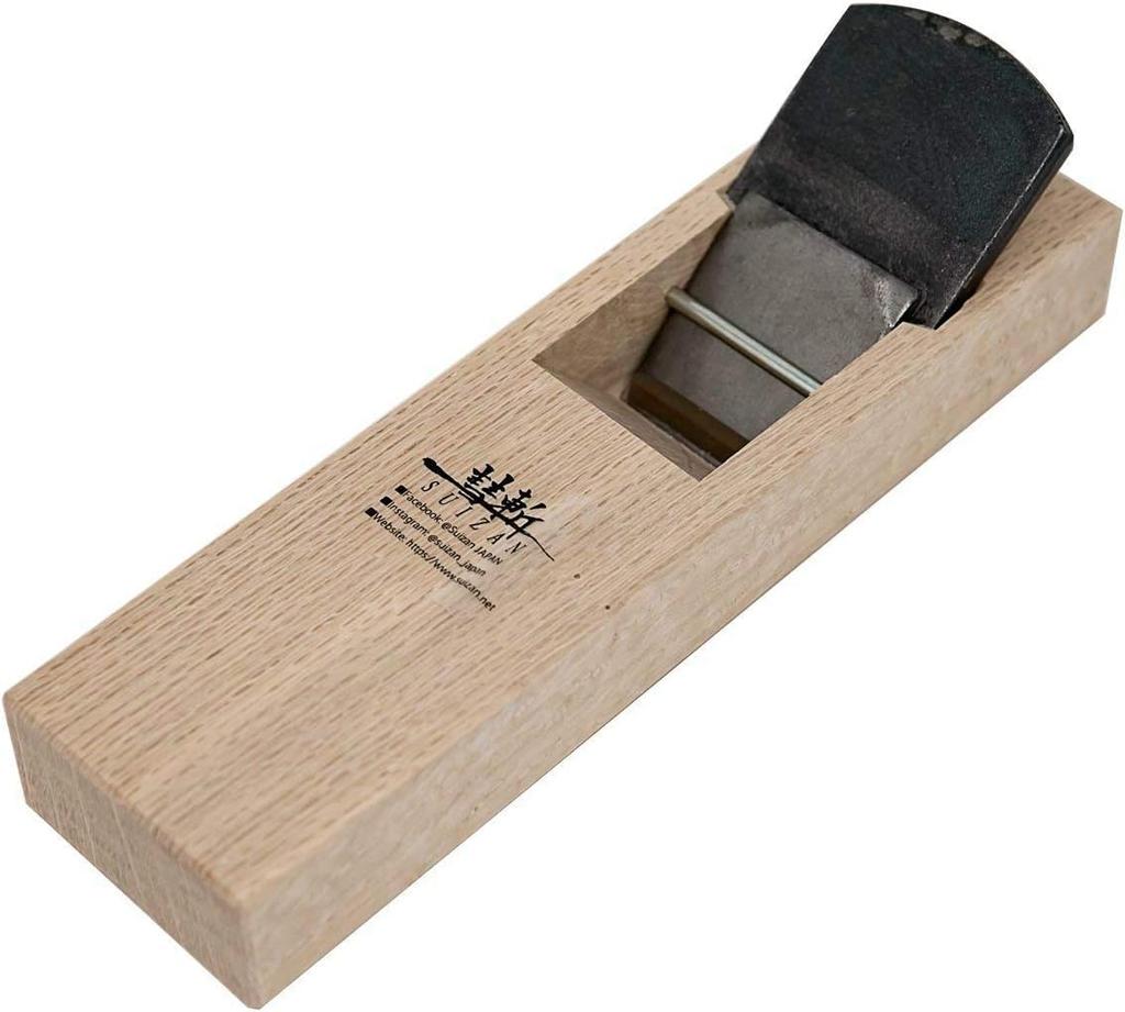 SUIZAN Plane Blade Width 50mm Plane Total Length 240mm Woodworking DIY Plane - Two-blade