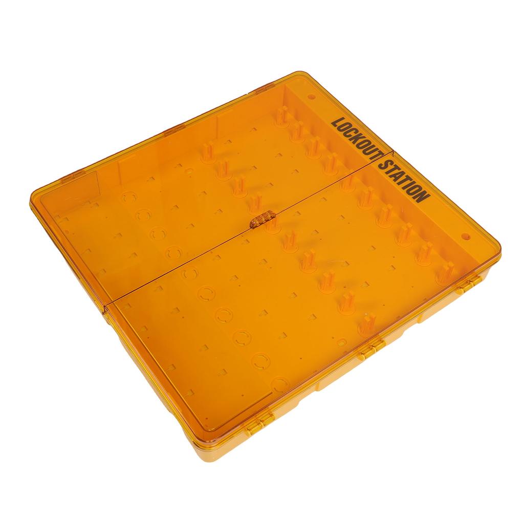Lockout Tagout Station PC Transparent Cover Dust Proof Multifunctional Wall Mount Lock Out Tag Out