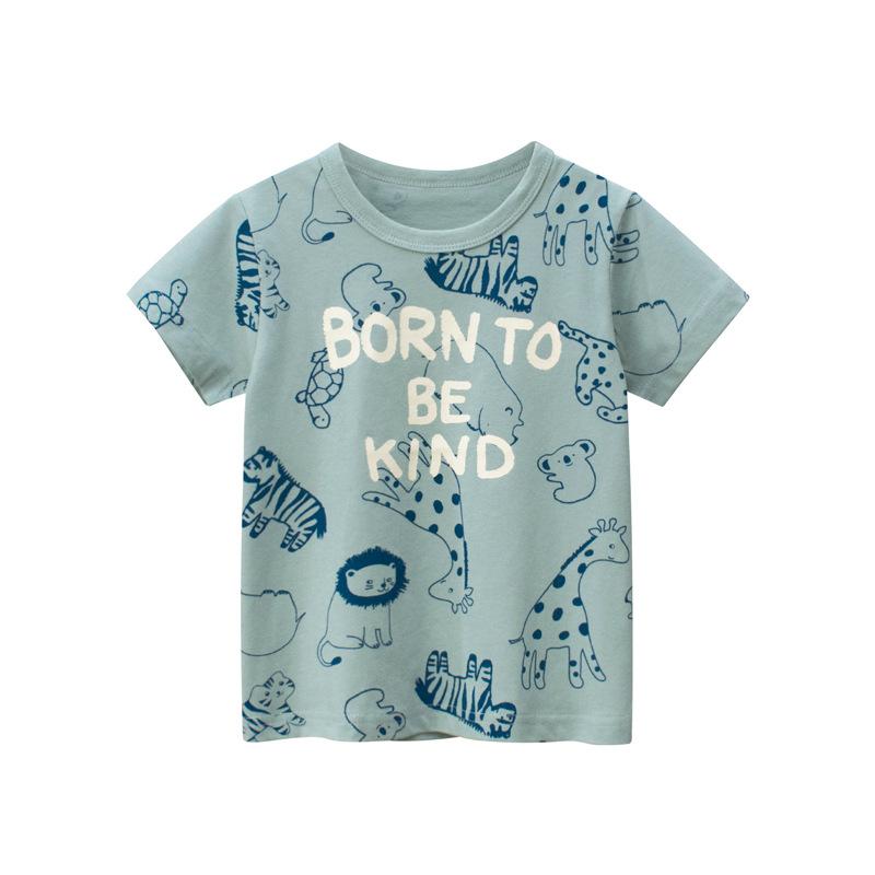 

Summer Korean version of children s clothing new products, children s short-sleeved T-shirts and baby boy clothes 90cm